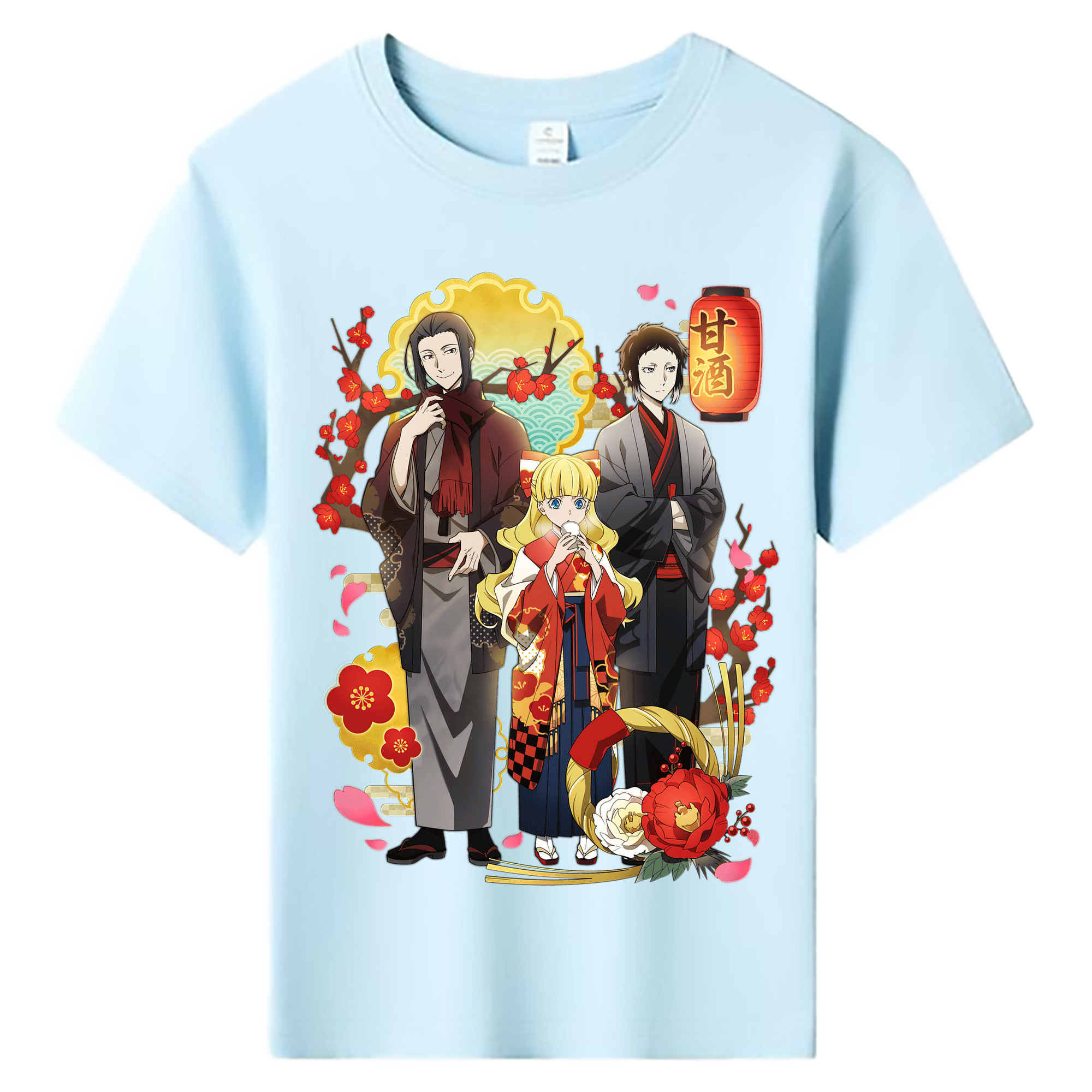 （画像用） 文豪ストレイドッグス Bungo Stray Dogs 綿100％キッズTシャツ（フロントプリント）